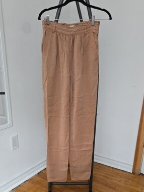 Wilfred Tan Elastic-Waist Chinos